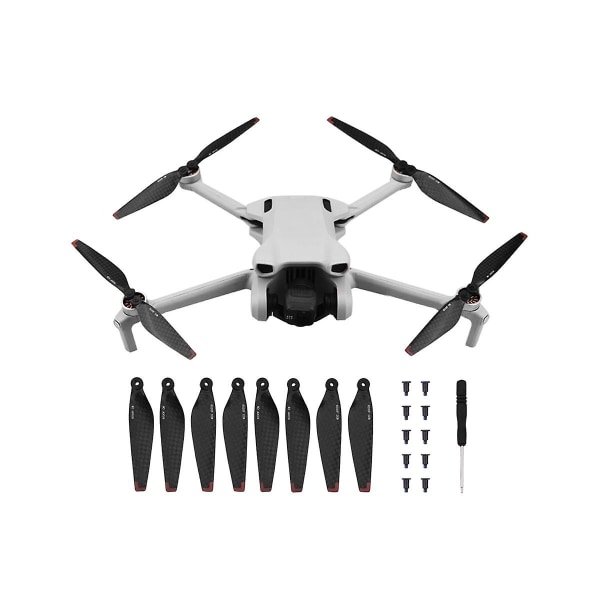 Drone kolfiberpropeller för Mini 3 6030f propellrar Lågt ljud vingblad Tillbehör