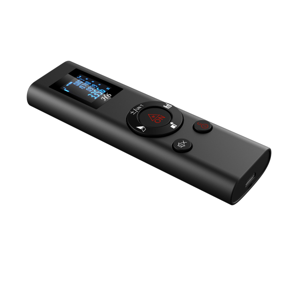 IP54 digital laseravståndsmätare mini multifunktions LCD-bakgrundsbelysning handhållen avståndsmätare