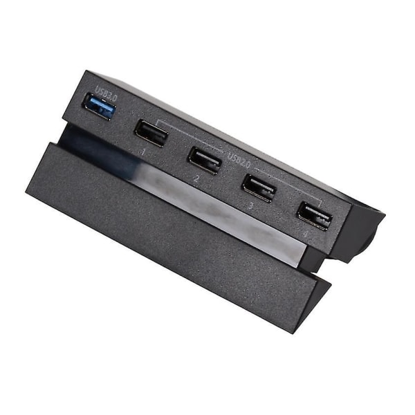 USB hubb 5-portars höghastighetsexpansionsadapter för spelkonsoler med LED-lampor