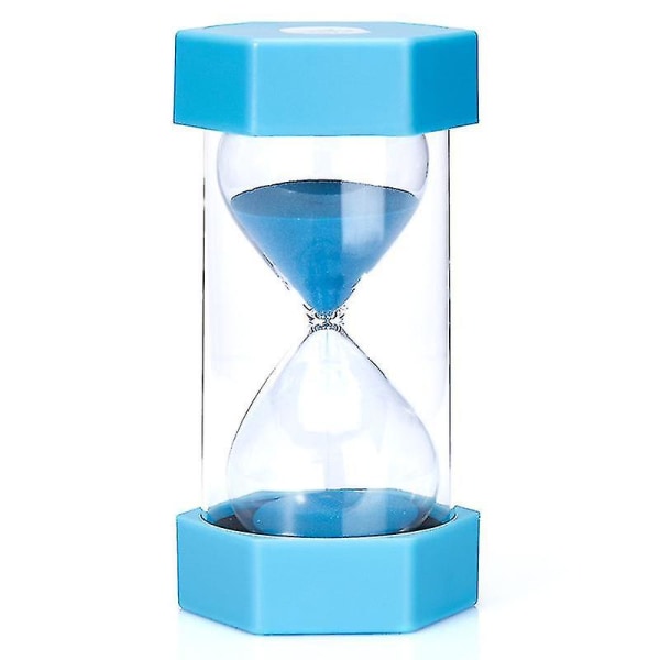 Desktop Hourglass Timer 20 Minutes Children Striking Hourglass Blue