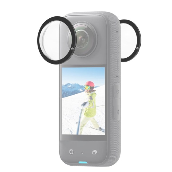 2st panoramakamera linsskydd Linsskydd linsskydd kompatibelt med Insta360 X3 kamera
