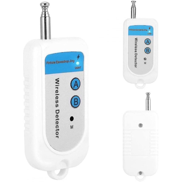 Antispion bärbar signaldetektor för hotelltoalett, vit