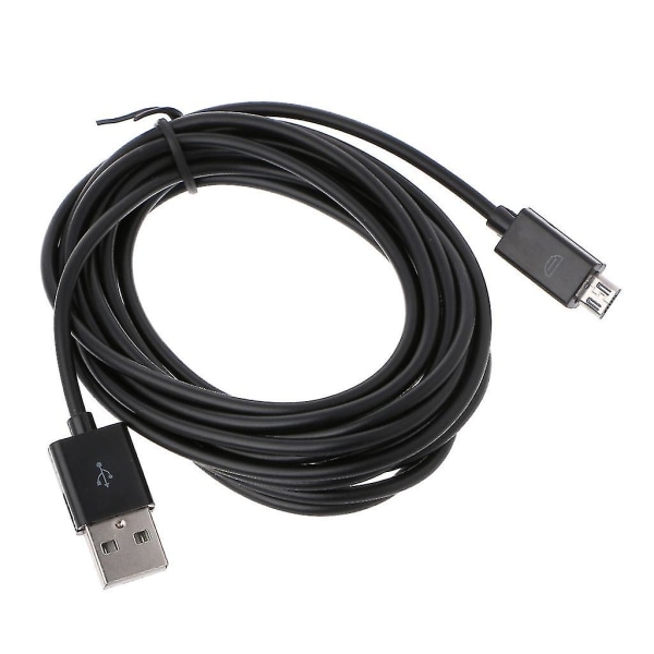 Mirco USB Laddare Kabel Laddningssladd Linje För Ps4 trådlös handkontroll Svart