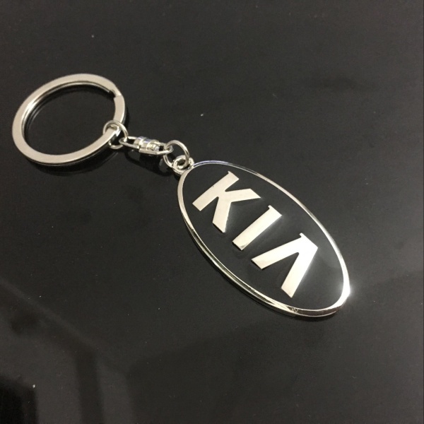Ny nyckelring för KIA-logotyp i metallepoxi