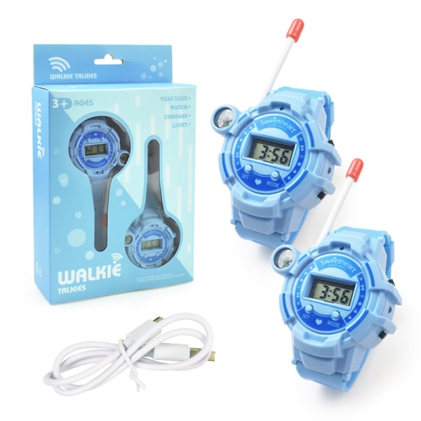 1 par barn walkie-talkie watch blue