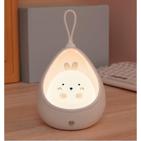 Nattljus Kanin/kattunge, Sensorkontroll Cute Animal Human Induktionslampa