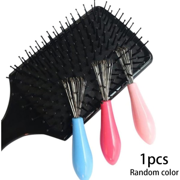 1-pack Borstrengöringskamrengöringskammrengöringsmedel för trassligt hår (slumpmässiga färger), personlig vård