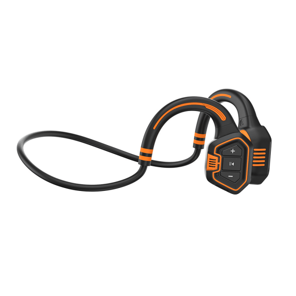 IP68 Djupt vattentät benledningshörlurar Magnetiska uppladdningsbara benledningar Simning Sport Bluetooth hörlurar