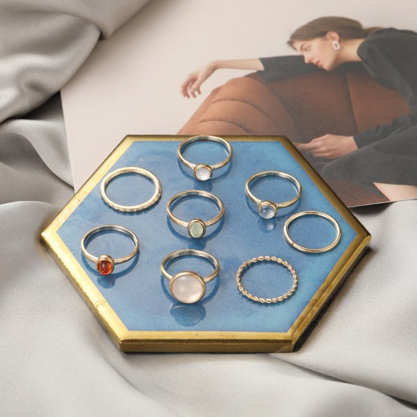 Knuckle Ring Set For Women Girls Vintage Stapelbar Midi Finger Rings Set