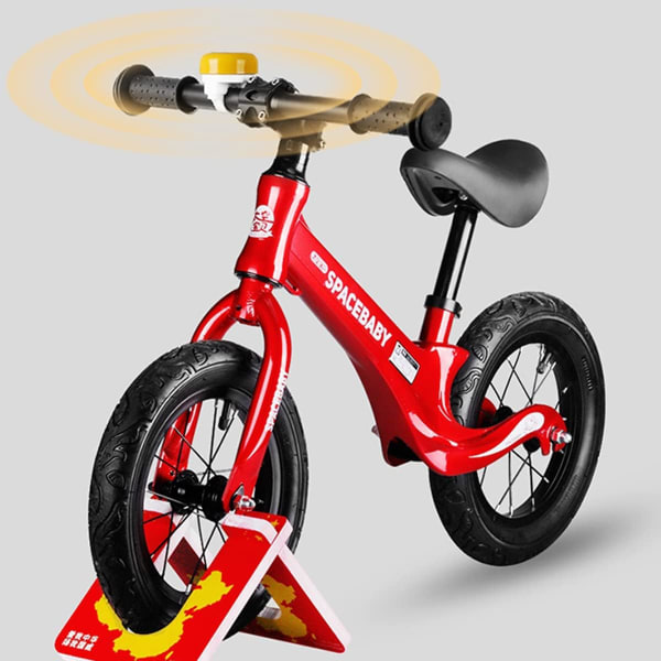 Cykelklocka för barn Vuxna, Cykelklocka Högt Universal Aluminium Crisp Klart Ljud Kompakt Smiley Lätt cykelhorn