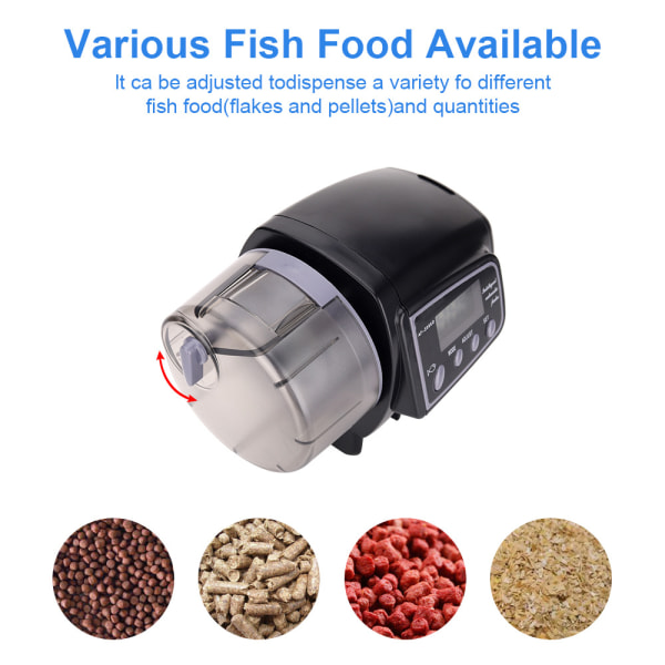 Fisktank Automatisk matare Nissei Goldfish Feeder Akvarium Feed Feeder AF2009D/2005D/2003