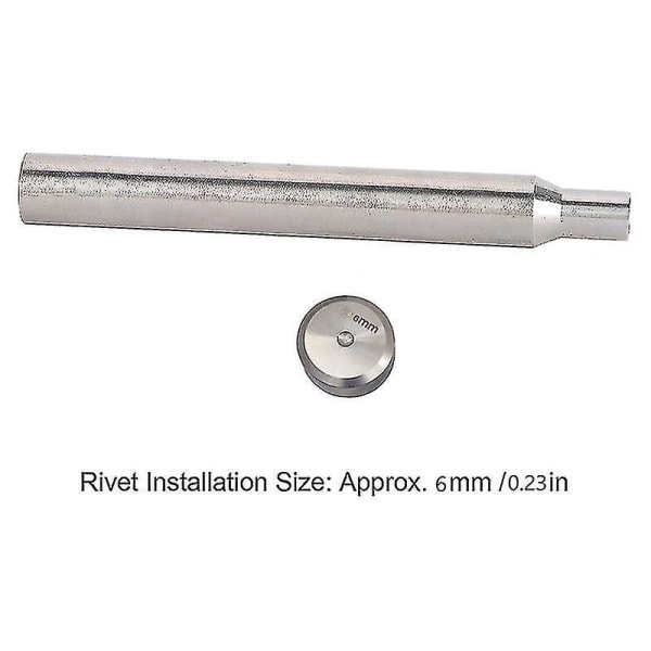Nitstans, 6 mm rostfritt stål dubbelsidigt fixeringsverktyg