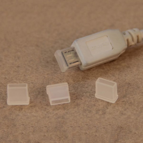 10 st Laddkabel sladd USB -port cap för Android för Huawei
