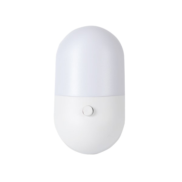 2-pack LED-nattljus, automatisk nattljus 5 nivåer av ljusstyrka med skymningssensor för baby , kök