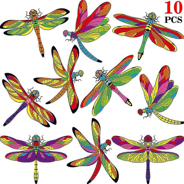 Dragonfly fönsterdekal statisk glasklistermärke