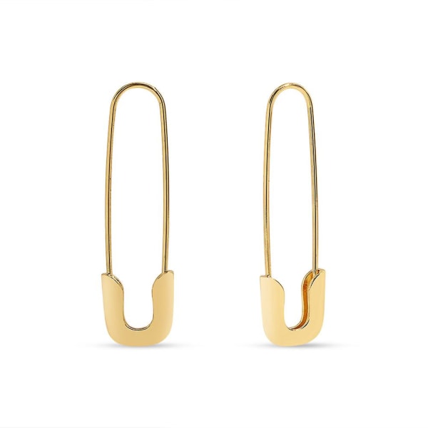 Pin Hoop Örhängen - Minimalistiska broskörhängen Personlig gåva av smycken, allergivänliga och anti-missfärgning