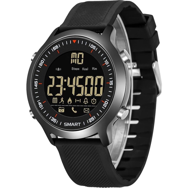 Sport Digital Chronograph LED-skärm Stor 50 m vattentät Casual Smart Watch