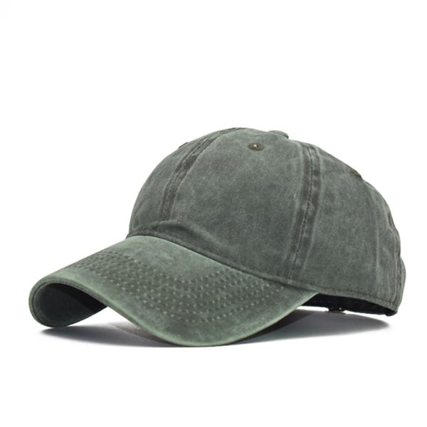 Unisex cap, cap, justerbar vuxenhatt, sport, cool, moderiktig cap för män och kvinnor green
