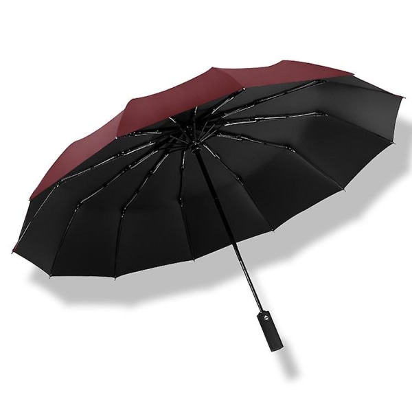 Automatiskt vindtätt Paraply Anti Uv Folding Paraply Reseparaplyer Solparaply