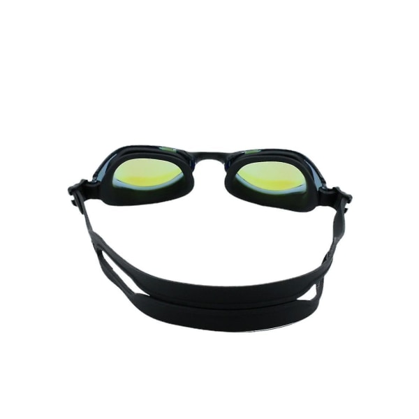 Simglasögon Vuxen Hd Simglasögon Skyddsglasögon Galvanisering Anti-dim Silikon Simglasögon, svart--(wanan)