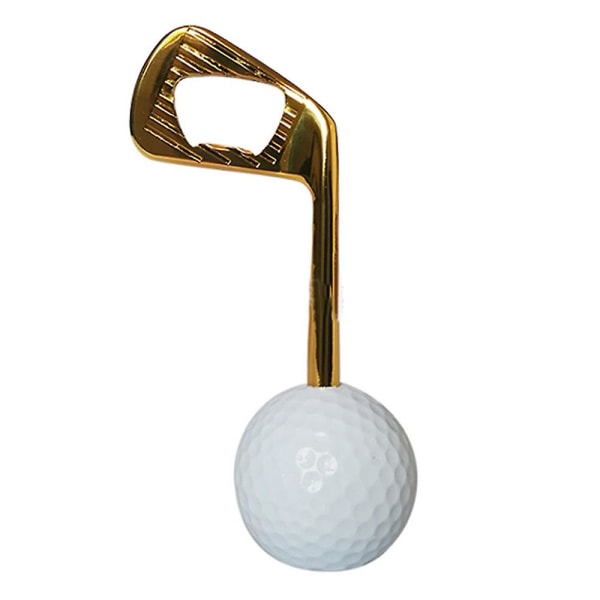 Golfklubba Flasköppnare, golfare Öl Presentnyhet föremål för golfälskaren och ölentusiasten gold