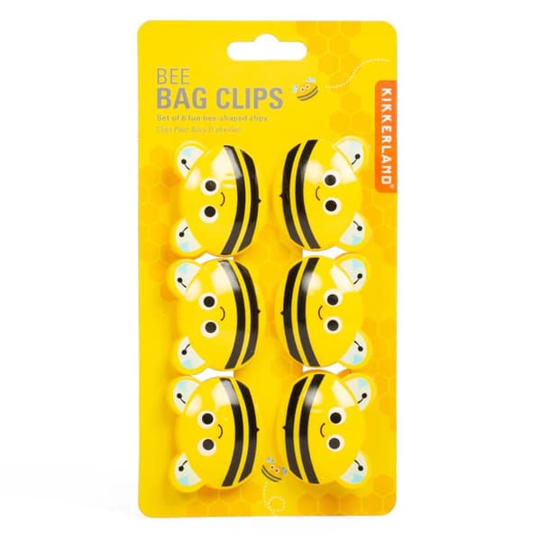 Kikkerland påseklämmor Bee - 6-pack.