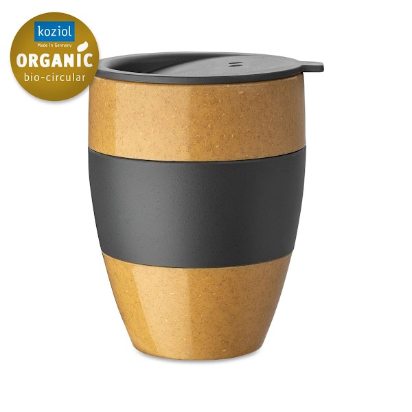 Koziol AROMA TO GO 2.0 Eristetty Muki 400ml Luonnollinen