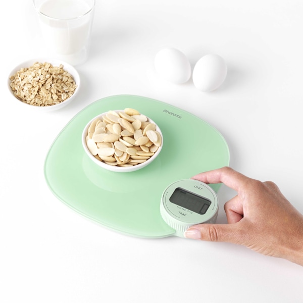 Brabantia Digital Kitchen Scale TASTY + Jade Green