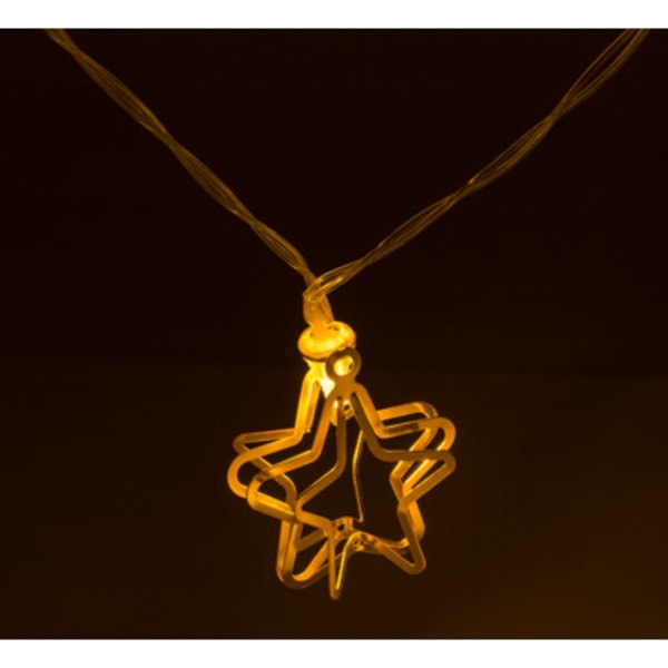 Out of the Blue 3D LED Light Chain - Metallic Stars