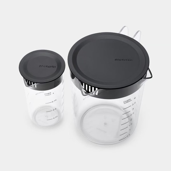 Brabantia TASTY + Mätkopp Set - Transparent, 2 delar