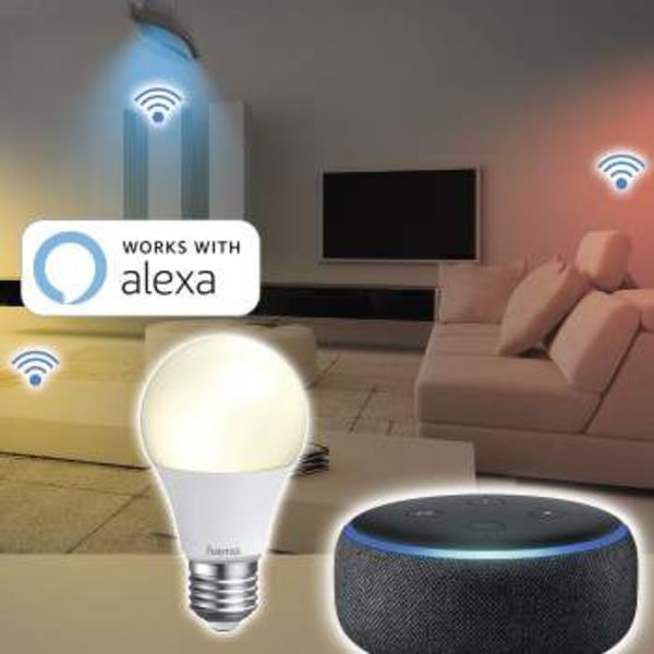 Hama WiFi LED Light, E27, 10W, white, dimmable