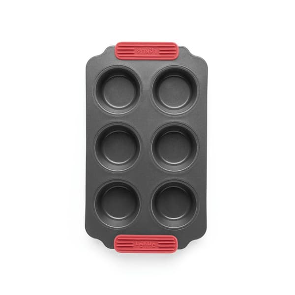 Lékué kageform – kulstofstål – nonstick – 6 muffins