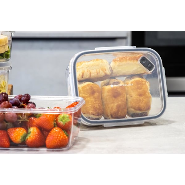 MasterClass Eco Snap Food Storage Container - 0.8L Rectangle
