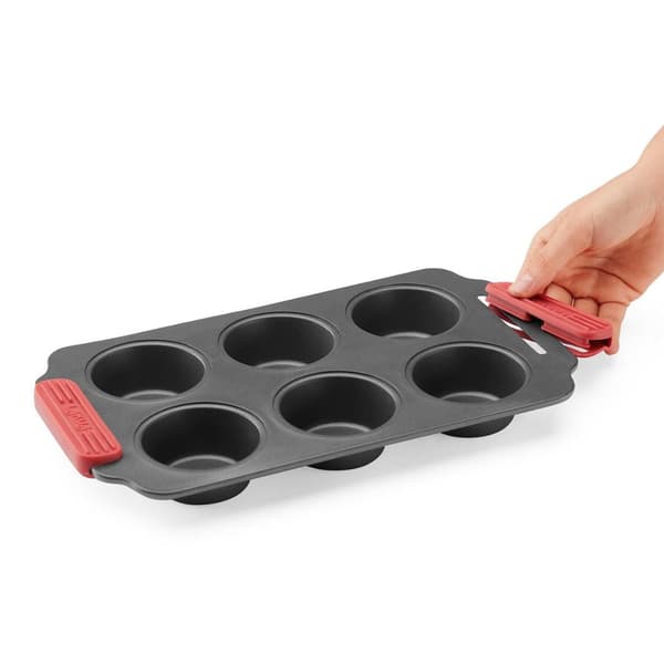 Lékué kageform – kulstofstål – nonstick – 6 muffins