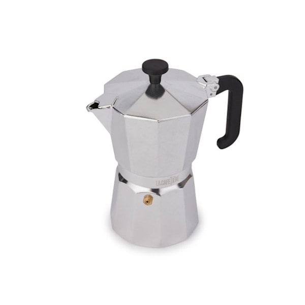 La Cafetière Venetsia Alumiininen Espresso-Keitin 6-Kupin - Hopea