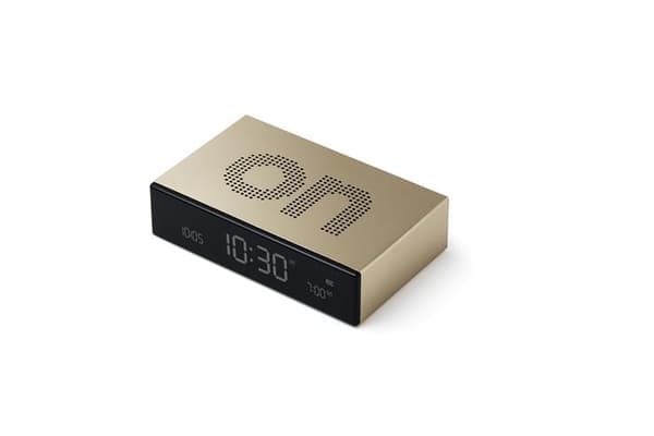 Lexon Design Flip + Premium vækkeur – bronze