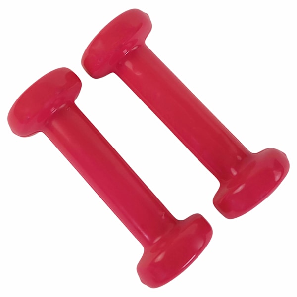 Tunturi Vinyyli Dumbbellit 0,5 kg, Vaaleanpunainen, Par i(13.5x5x9 cm)