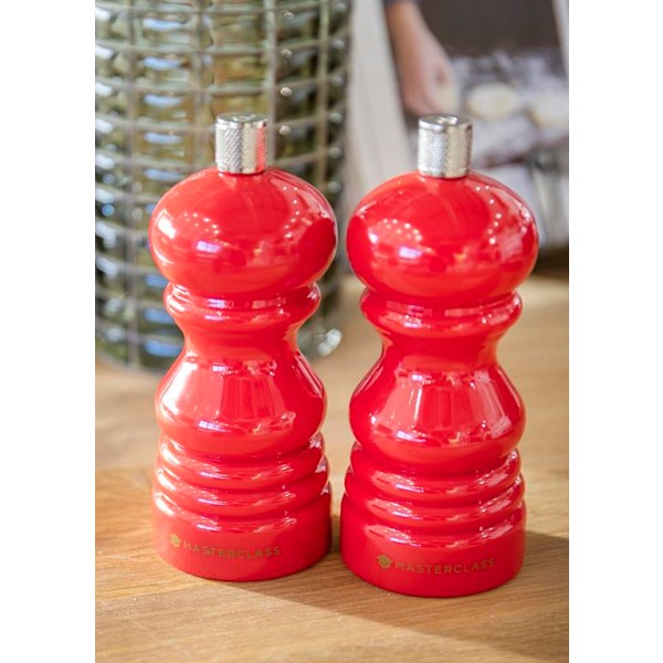 MasterClass Salt or Pepper Mill 12cm Red