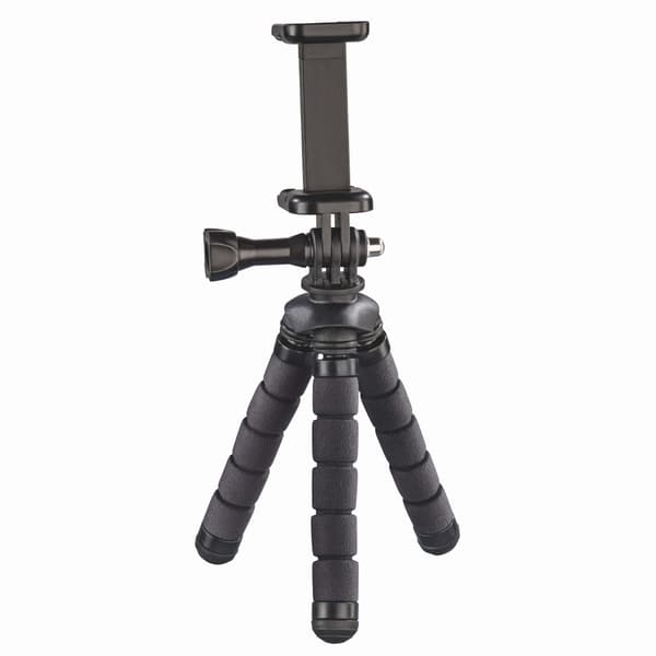 Hama "Flex" mini-stativ til smartphone/GoPro, 14 cm – sort