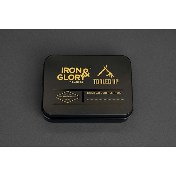 Iron &amp; Glory Tooled Up LED Multi-Tool Black