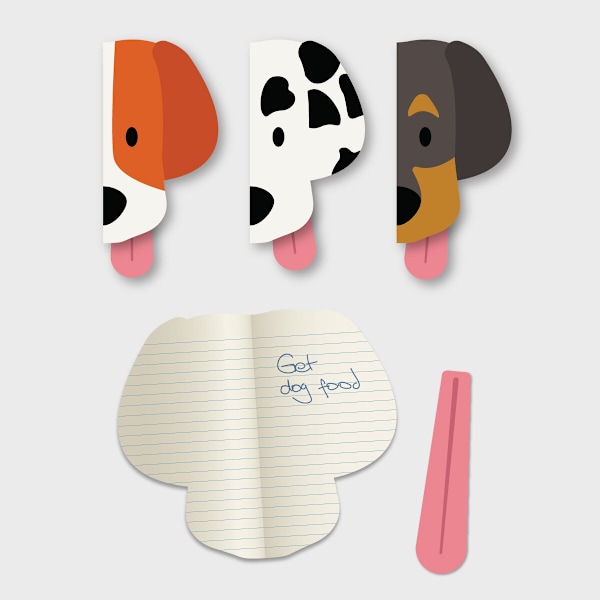 Suck UK Animal Notebook Set of 3pcs. - Dog