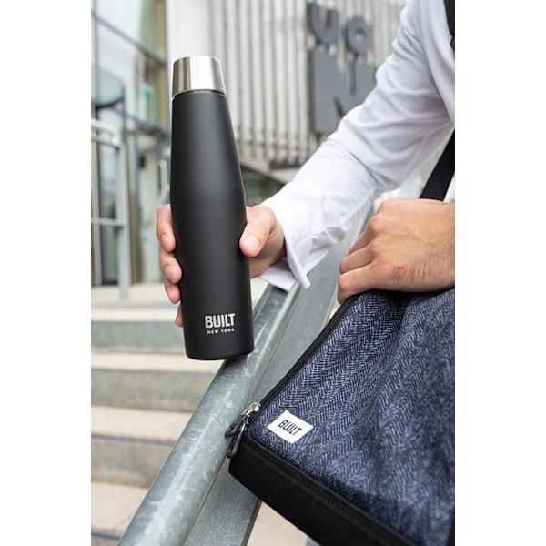 Built Apex Water Bottle &amp; Bento Lunch Box Gift Set - Black