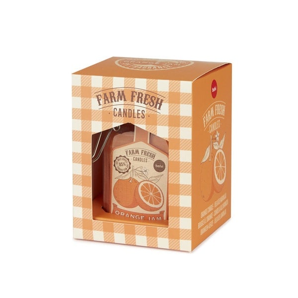 Balvi Scented Candle Farm Fresh Jar Raspberry