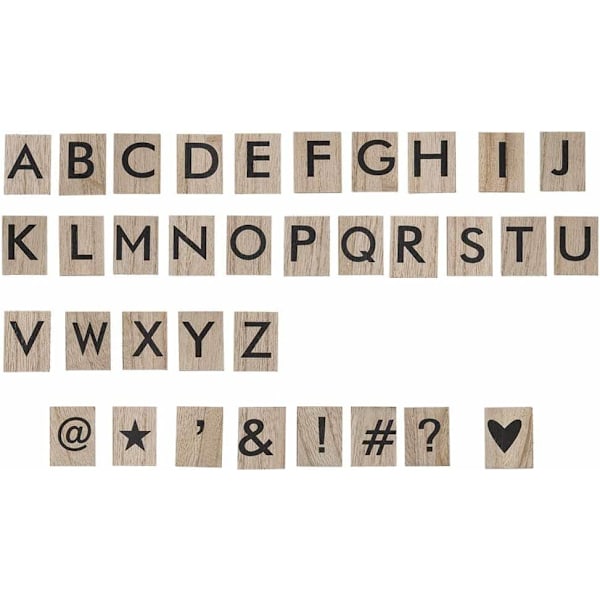 Out of the Blue White DECO House with 90 Letters & Symbols