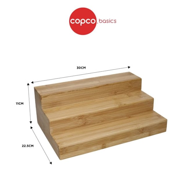 COPCO Bamboo 3-Tier Shelf Organiser