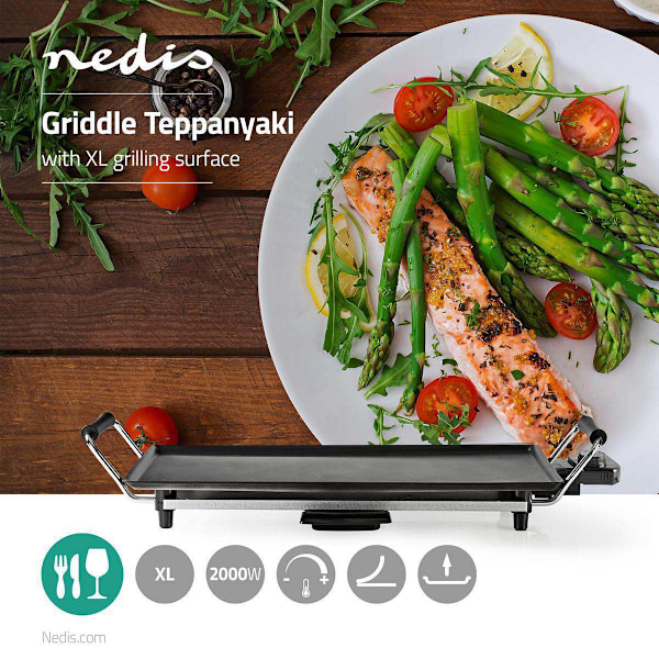 Nedis Griddle Teppanyaki Grill 50cm