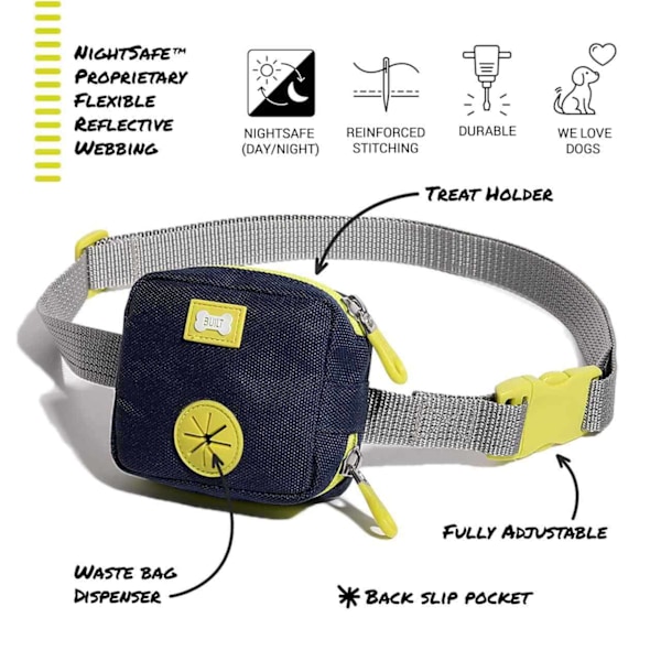 BUILT PET NightSafe&#x2122;&#xfe0f; Reflective Walkag - Blue