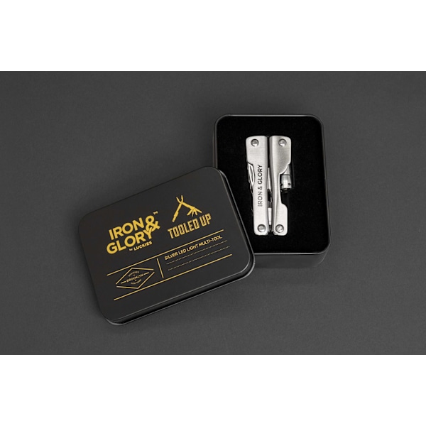Iron &amp; Glory Tooled Up LED Multi-Tool Black