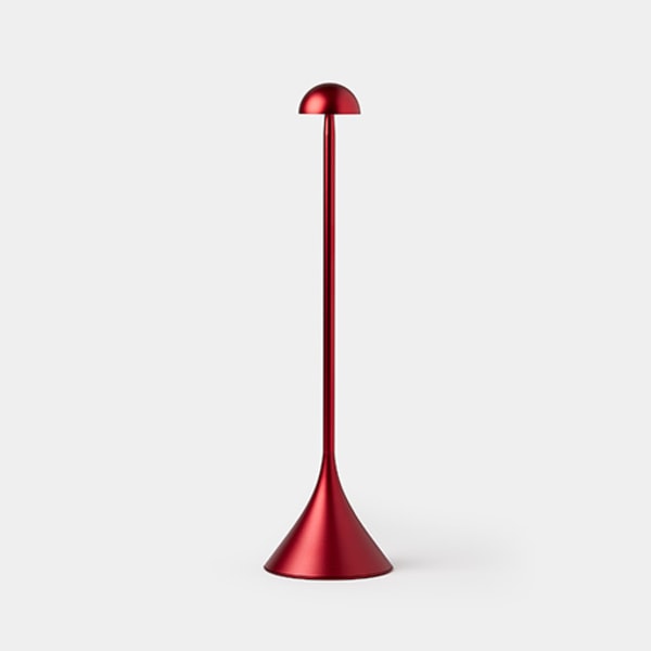 Lexon Design STELI Dome Table Lamp Dark Red