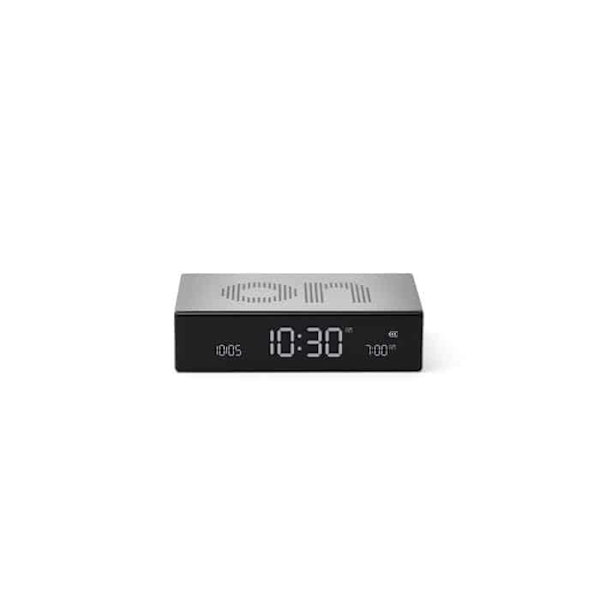 Lexon Design Flip + Premium Alarm Clock Light Pink